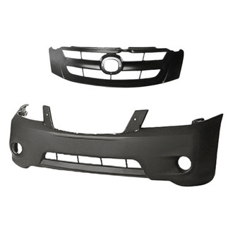Replacement BNDL-234706 - 2-Piece (Front Bumper Cover, Grille) (Standard Line)