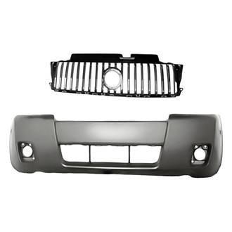 Replacement - 2-Piece (Front Bumper Cover, Grille) (Standard Line)