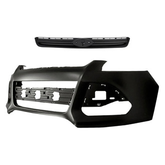Replacement - 2-Piece (Front Bumper Cover, Grille) (Standard Line)