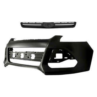 Replacement - 2-Piece (Front Bumper Cover, Grille) (Standard Line)