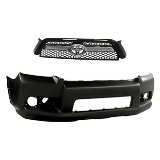 Replacement - 2-Piece (Front Bumper Cover, Grille) (Standard Line)