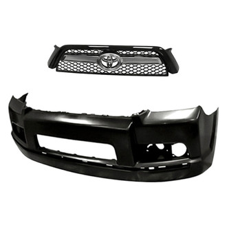 Replacement - 2-Piece (Front Bumper Cover, Grille) (Standard Line)