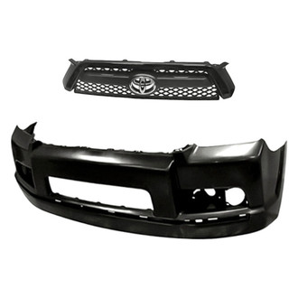 Replacement - 2-Piece (Front Bumper Cover, Grille) (Standard Line)
