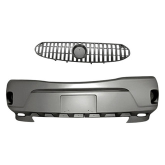 Replacement - 2-Piece (Front Bumper Cover, Grille) (Standard Line)
