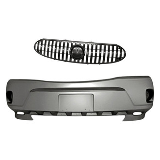 Replacement - 2-Piece (Front Bumper Cover, Grille) (Standard Line)