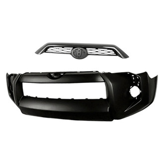 Replacement - 2-Piece (Front Bumper Cover, Grille) (Standard Line)