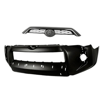 Replacement - 2-Piece (Front Bumper Cover, Grille) (Standard Line)