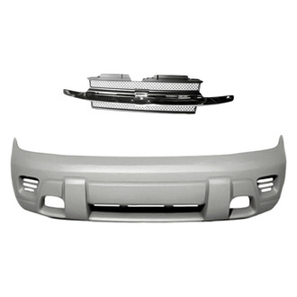 Replacement - 2-Piece (Front Bumper Cover, Grille) (Standard Line)