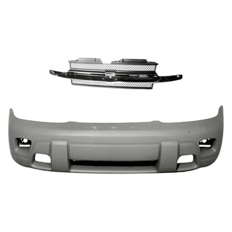 Replacement - 2-Piece (Front Bumper Cover, Grille) (Standard Line)