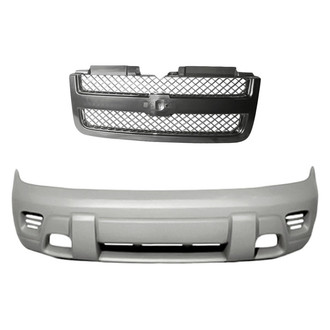Replacement - 2-Piece (Front Bumper Cover, Grille) (Standard Line)