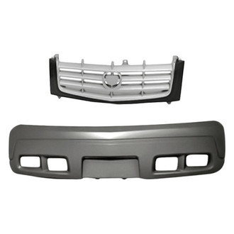 Replacement BNDL-235430 - 2-Piece (Front Bumper Cover, Grille) (Standard Line)