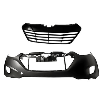 Replacement - 2-Piece (Front Bumper Cover, Grille) (Standard Line)