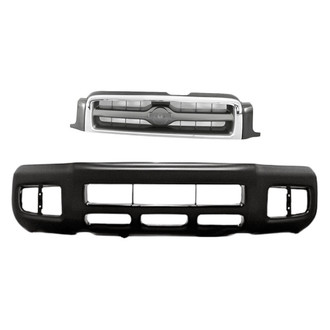 Replacement - 2-Piece (Front Bumper Cover, Grille) (Standard Line)