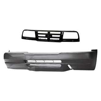 Replacement - 2-Piece (Front Bumper Cover, Grille) (Standard Line)