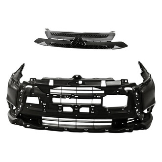 Replacement - 2-Piece (Front Bumper Cover, Grille) (Standard Line)