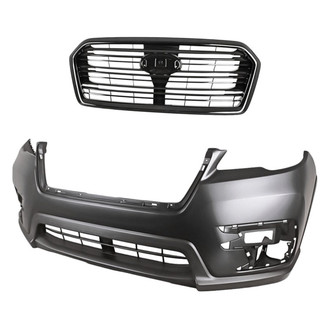 Replacement - 2-Piece (Front Bumper Cover, Grille) (Standard Line)
