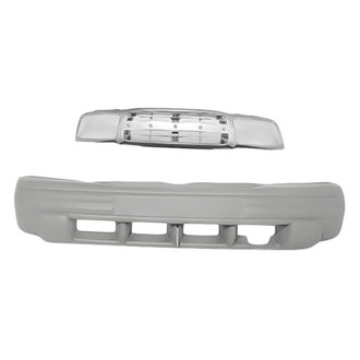 Replacement - 2-Piece (Front Bumper Cover, Grille) (Standard Line)
