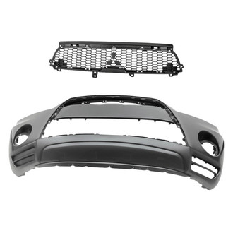 Replacement - 2-Piece (Front Bumper Cover, Grille) (Standard Line)