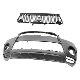 Replacement - 2-Piece (Front Bumper Cover, Grille) (Standard Line)
