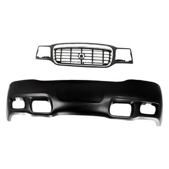 Replacement - 2-Piece (Front Bumper Cover, Grille) (Standard Line)