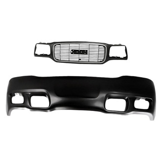 Replacement - 2-Piece (Front Bumper Cover, Grille) (Standard Line)