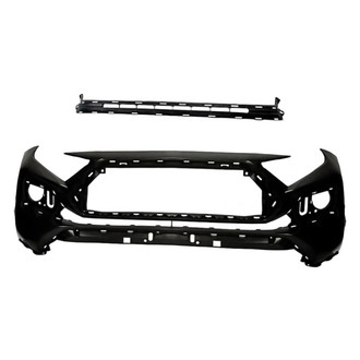 Replacement - 2-Piece (Front Bumper Cover, Grille) (Standard Line)