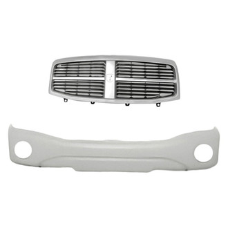 Replacement BNDL-237725 - 2-Piece (Front Bumper Cover, Grille) (Standard Line)