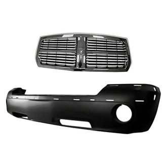 Replacement - 2-Piece (Front Bumper Cover, Grille) (Standard Line)