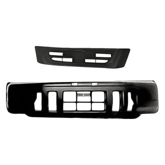 Replacement - 2-Piece (Front Bumper Cover, Grille) (Standard Line)