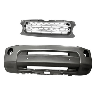 Replacement - 2-Piece (Front Bumper Cover, Grille) (Standard Line)