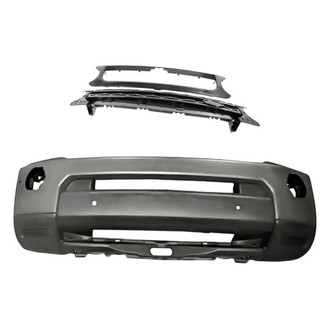Replacement - 2-Piece (Front Bumper Cover, Grille) (Standard Line)