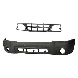 Replacement - 2-Piece (Front Bumper Cover, Grille) (Standard Line)