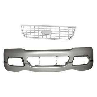 Replacement - 2-Piece (Front Bumper Cover, Grille) (Standard Line)