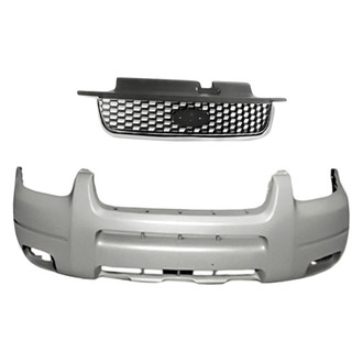 Replacement - 2-Piece (Front Bumper Cover, Grille) (Standard Line)