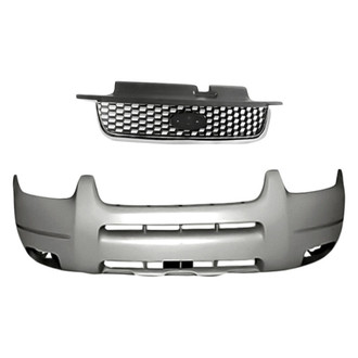 Replacement - 2-Piece (Front Bumper Cover, Grille) (Standard Line)