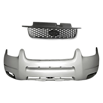 Replacement - 2-Piece (Front Bumper Cover, Grille) (Standard Line)