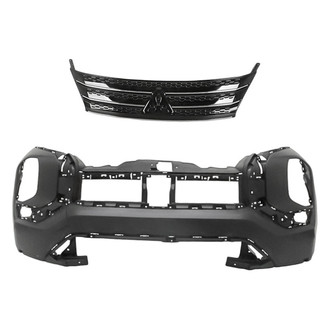 Replacement - 2-Piece (Front Bumper Cover, Grille) (Standard Line)
