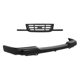 Replacement - 2-Piece (Front Bumper Cover, Grille) (Standard Line)