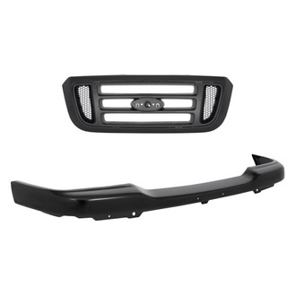 Replacement - 2-Piece (Front Bumper Cover, Grille) (Standard Line)