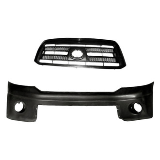 Replacement - 2-Piece (Front Bumper Cover, Grille) (Standard Line)