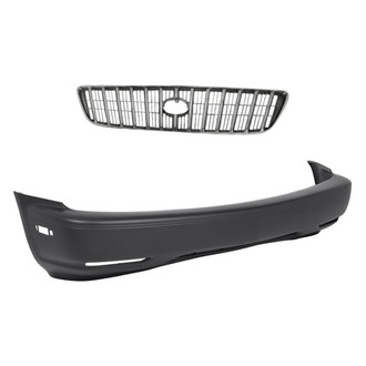 Replacement - 2-Piece (Front Bumper Cover, Grille) (Standard Line)