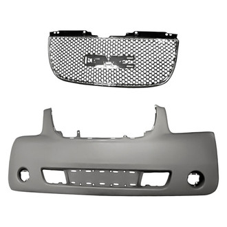 Replacement - 2-Piece (Front Bumper Cover, Grille) (Standard Line)
