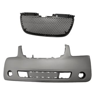 Replacement - 2-Piece (Front Bumper Cover, Grille)