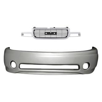 Replacement - 2-Piece (Front Bumper Cover, Grille) (Standard Line)