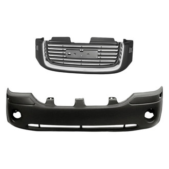 Replacement - 2-Piece (Front Bumper Cover, Grille) (Standard Line)