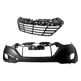 Replacement - 2-Piece (Front Bumper Cover, Grille) (CAPA Certified)