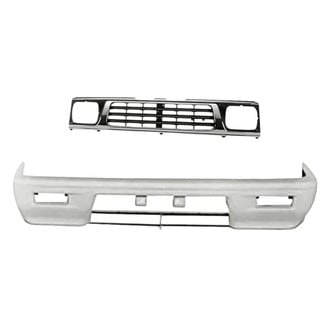 Replacement - 2-Piece (Front Bumper Cover, Grille) (Standard Line)
