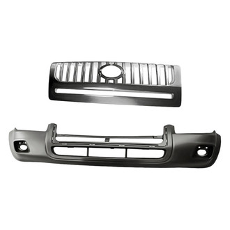 Replacement - 2-Piece (Front Bumper Cover, Grille) (Standard Line)