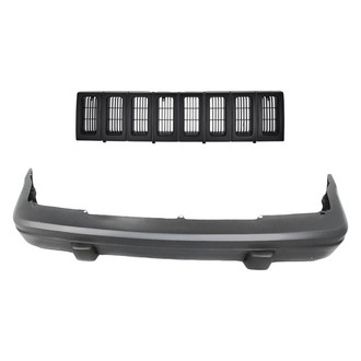 Replacement - 2-Piece (Front Bumper Cover, Grille) (Standard Line)