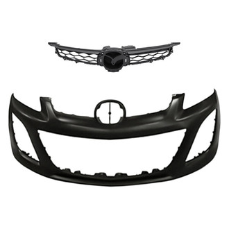Replacement - 2-Piece (Front Bumper Cover, Grille) (Standard Line)